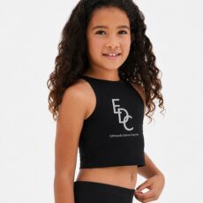 Children's Black Cropped Top